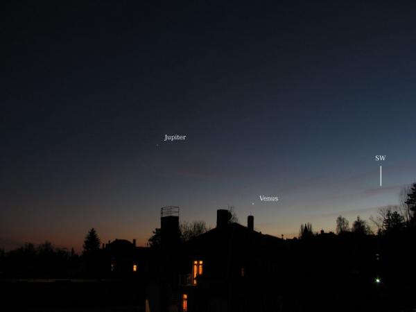 Venus und Jupiter am 17.11.2008