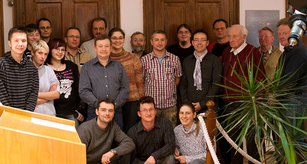 Gruppenfoto zur Mitgliederversammlung 2009