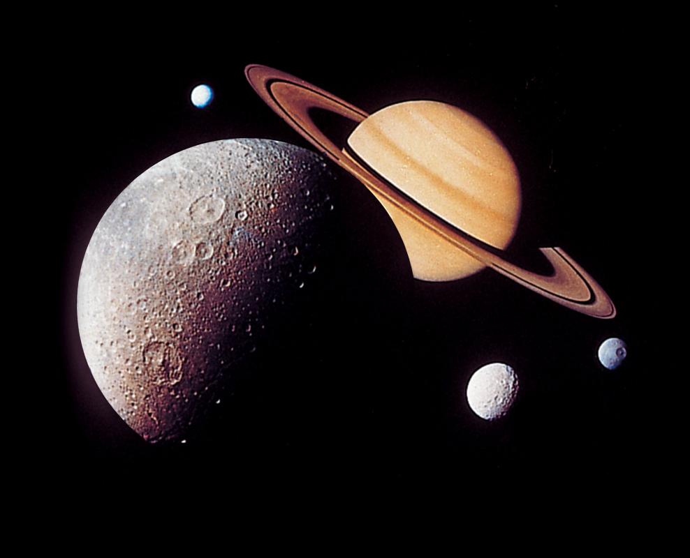 Welt der Saturnmonde