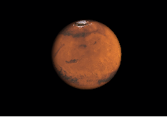 Mars im Telekop