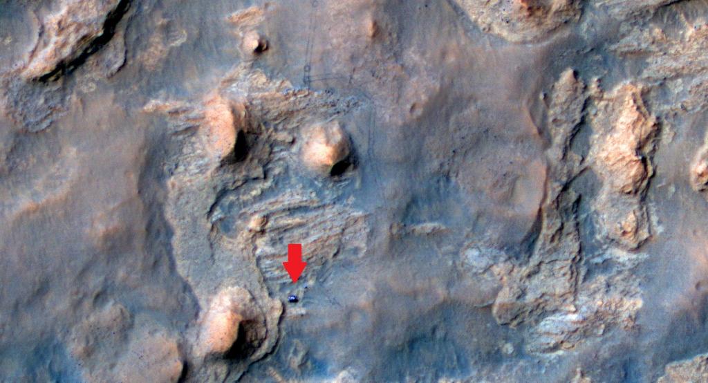 Rover Curiosity auf dem Mars